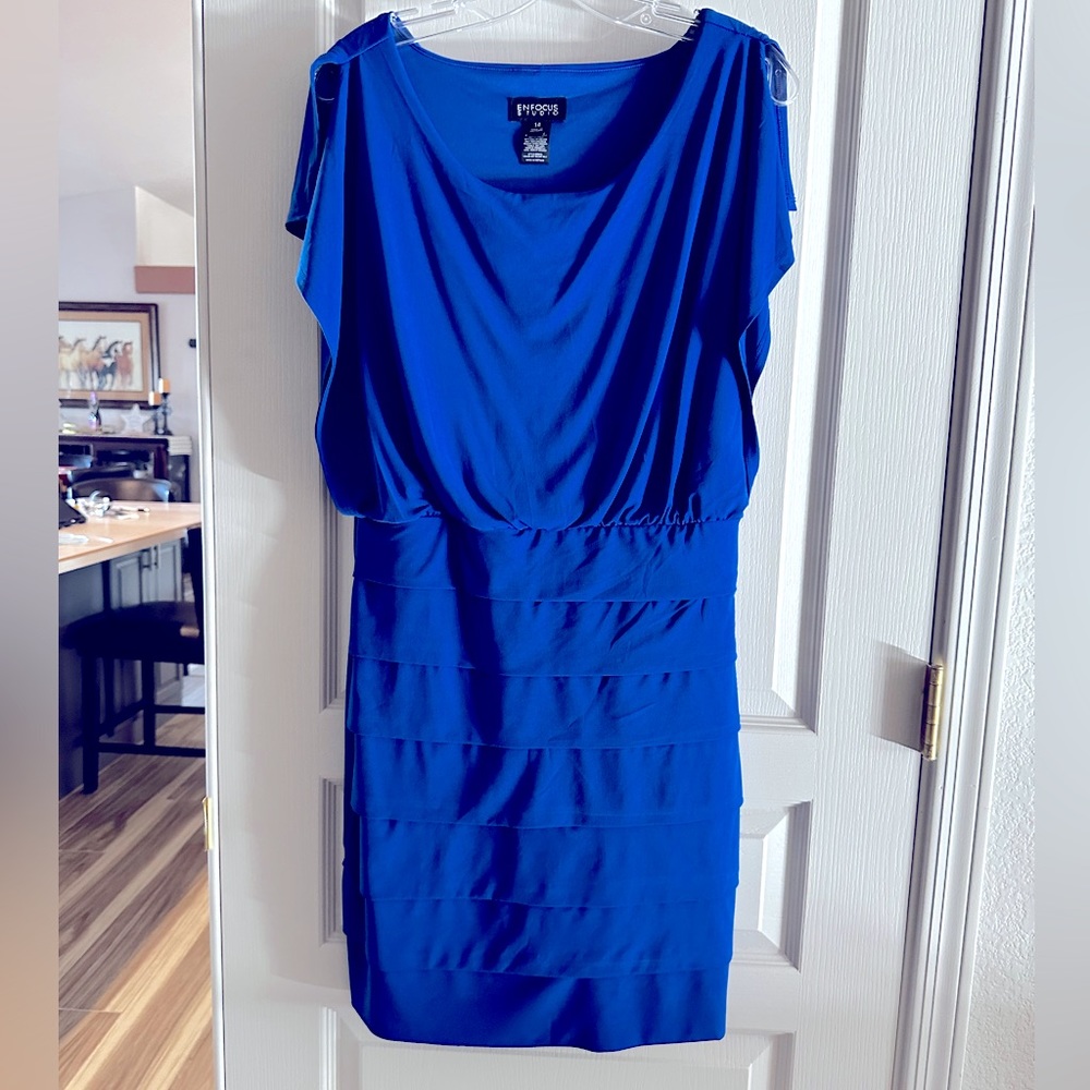 Blue dress